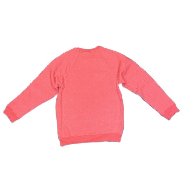 Coral Embroidered Montauk The End Crewneck Pull Over Sweatshirt Size S - Picture 2 of 5